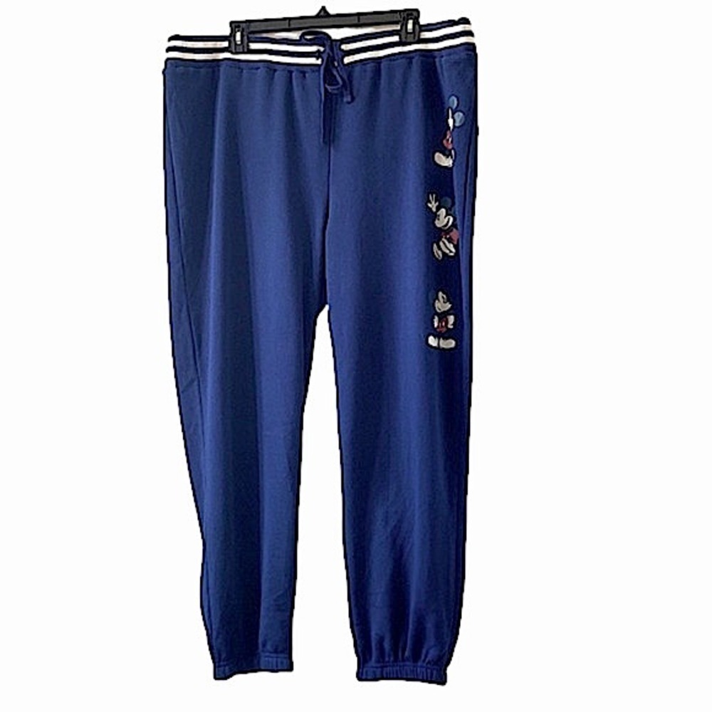 Women’s Disney Mickey Mouse Jogger Pants Lounge Wear Comfy  Size 1X